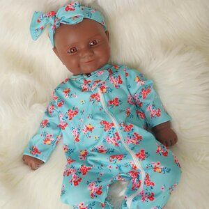 Full Body Platinum Silicone Baby Dolls Smiling Kate-tan Reborn Baby Girl